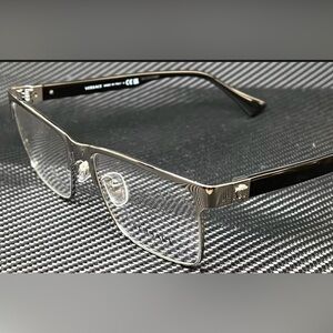 Versace Men's Glasses in Black and Silver